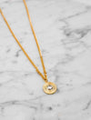 Large Coin Necklace in Gold